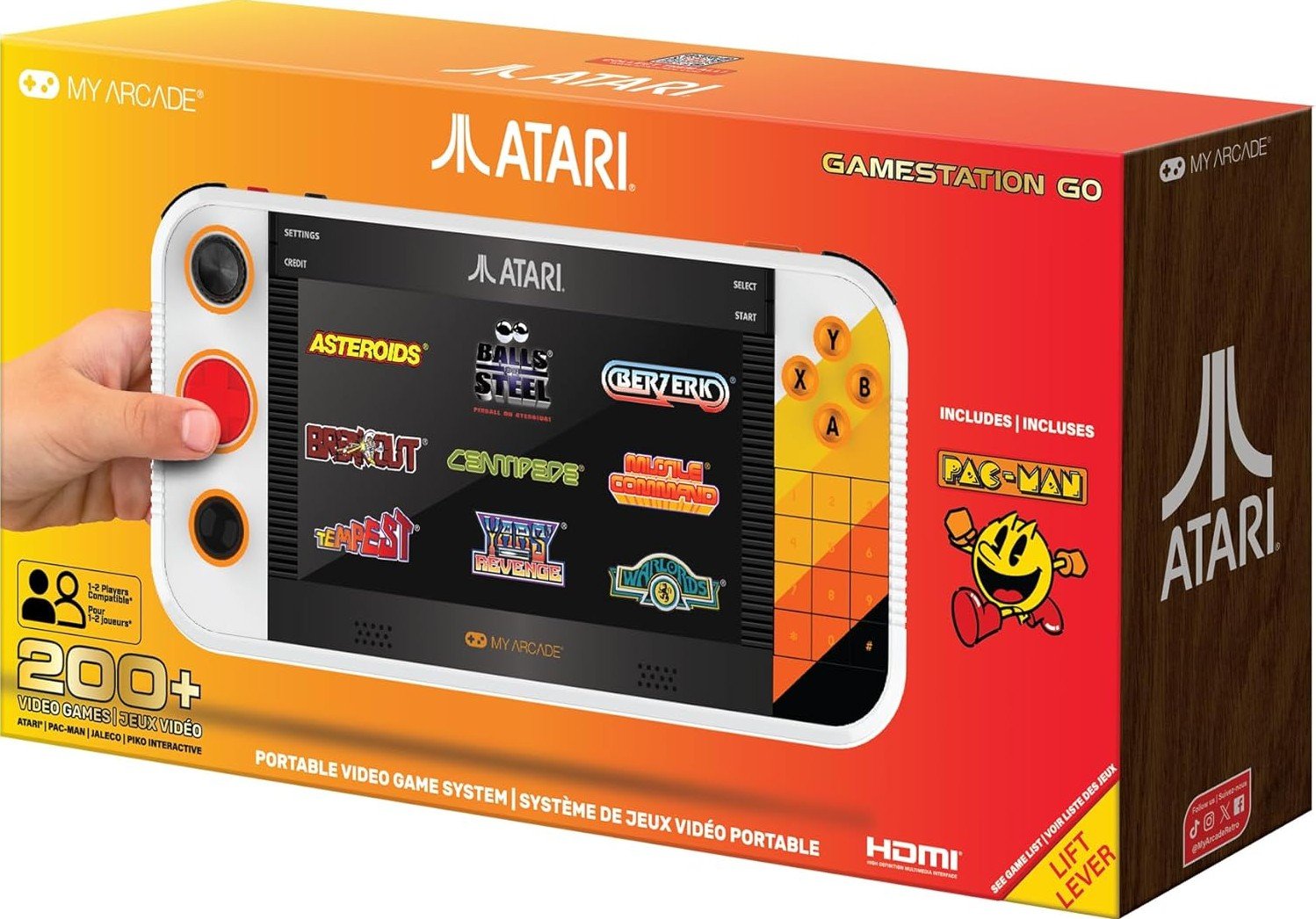 Arcade Atari Gamestation Go handheld console