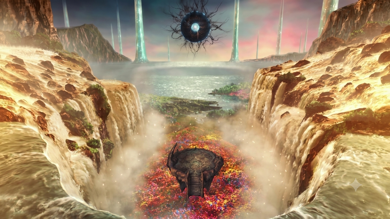 The ruins of Zanarkand from Final Fantasy X