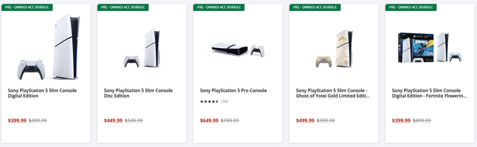 PS5 Consoles