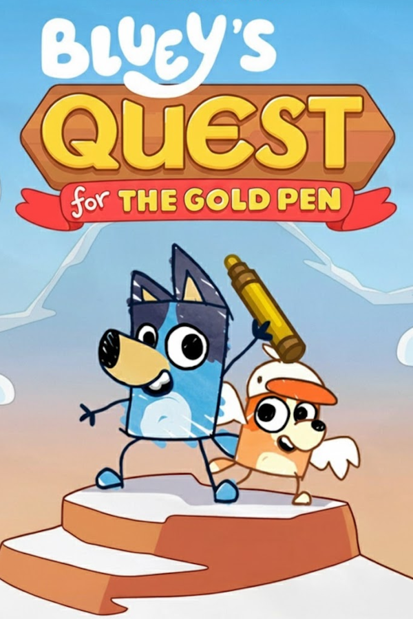 Bluey's Quest for The Gold Pen