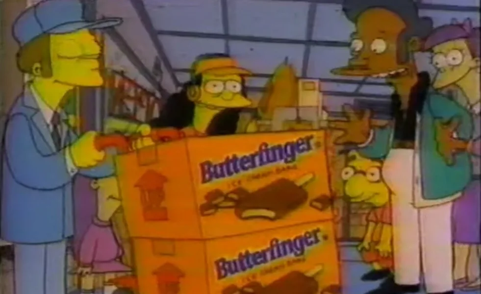 The Simpsons Butterfinger Ice Cream Commercial