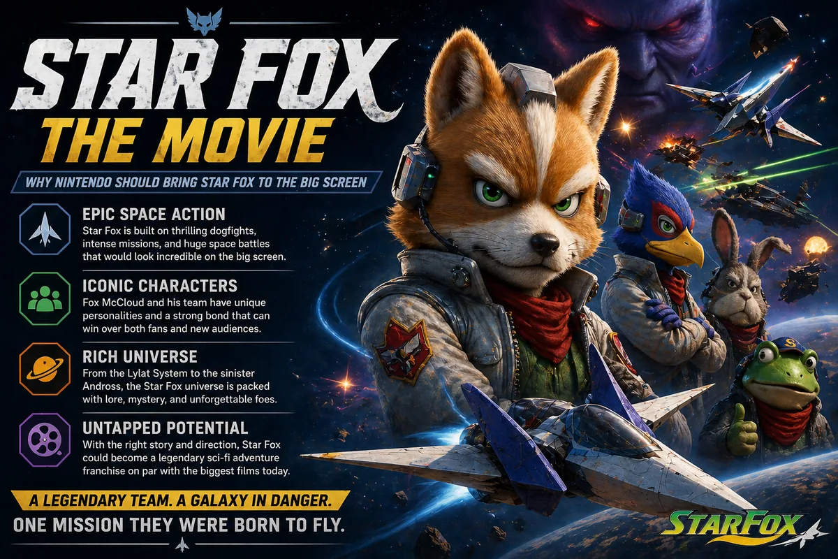 Why Star Fox Deserves Its Own Movie - Star Fox can be considered to be based on a concept similar...