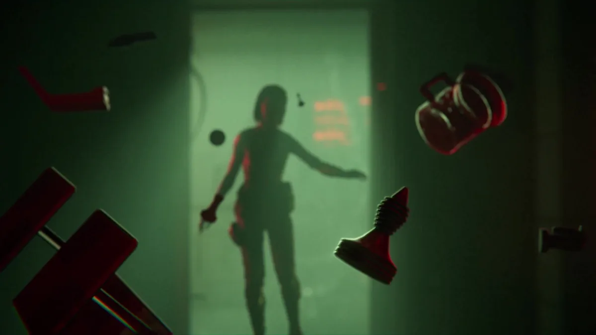 Ro Laren explores a mysterious spaceship graveyard in Star Trek Shadow Frontier