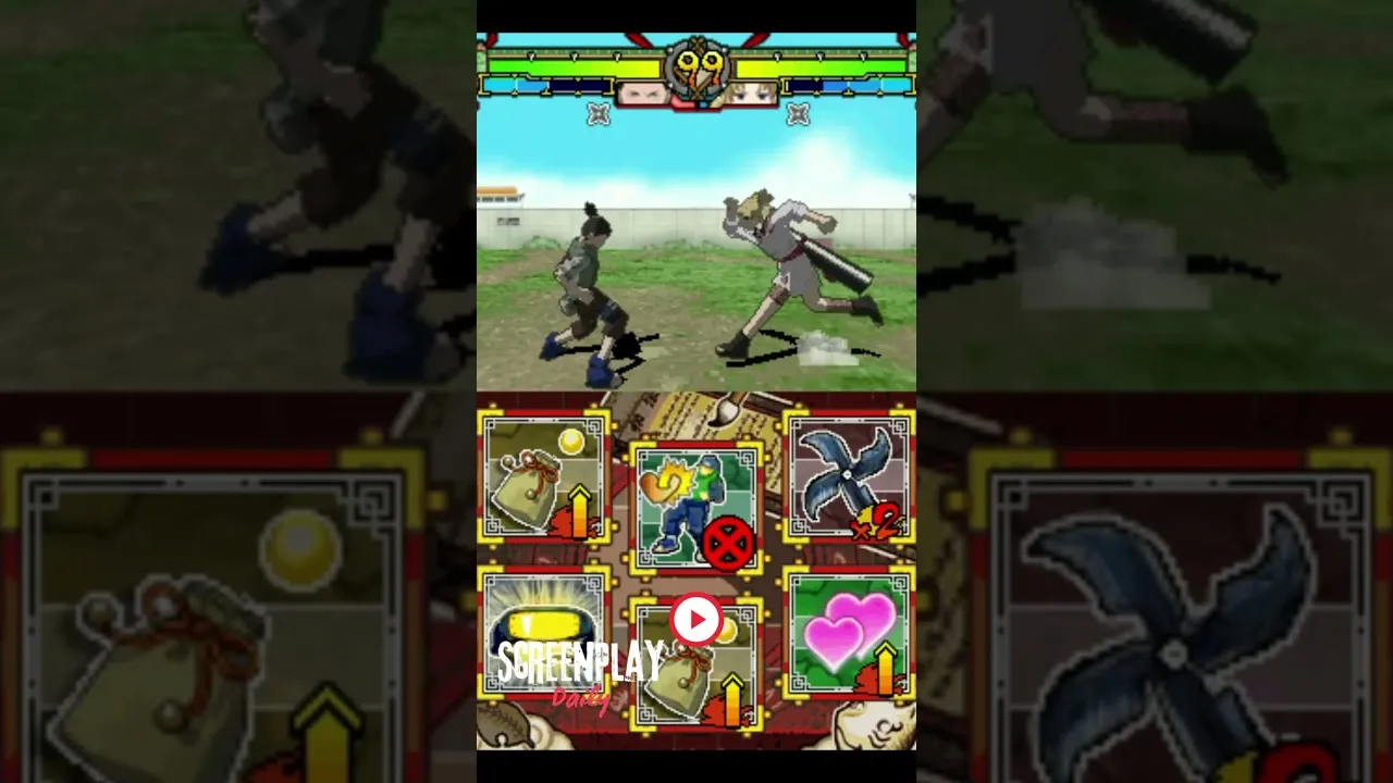 Naruto Ninja Destiny Shikamaru vs Temari Gameplay | Nintendo DS #3
