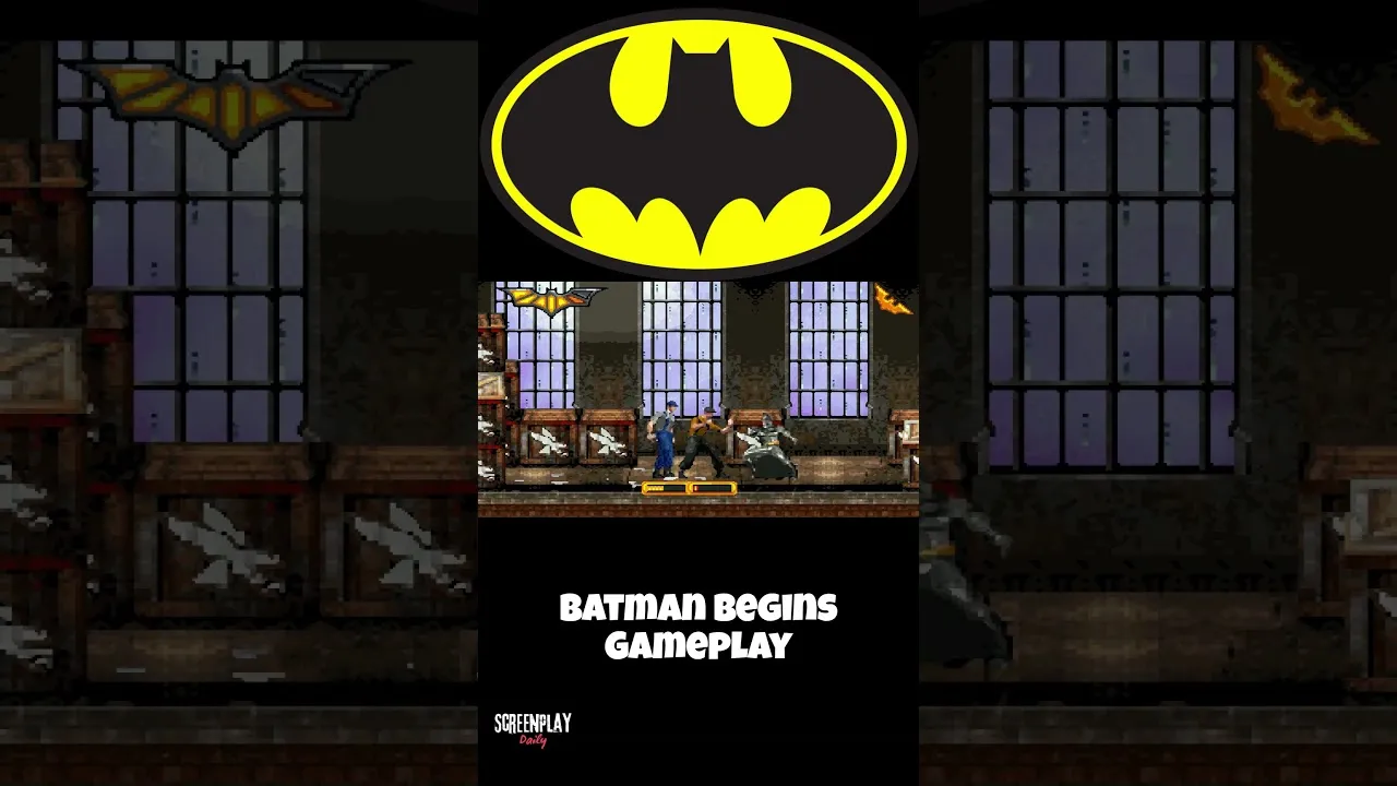 Batman Begins Gameplay Walkthrough | Game Boy Advance Action Game | ScreenPlayDaily