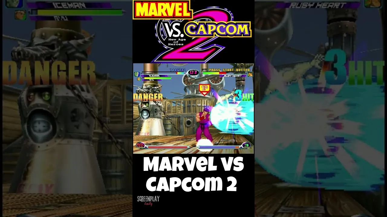Marvel vs Capcom 2 Dreamcast Gameplay | Retro Classic Arcade #2 | ScreenPlayDaily