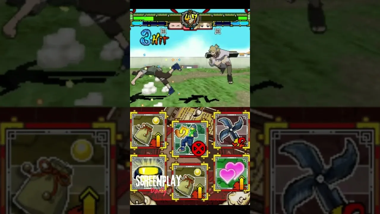 Naruto Ninja Destiny Shikamaru vs Temari Gameplay | Nintendo DS #4